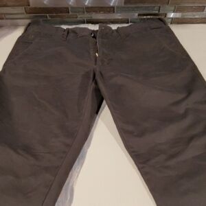 Haggar Men's Dark Brown Chinos
